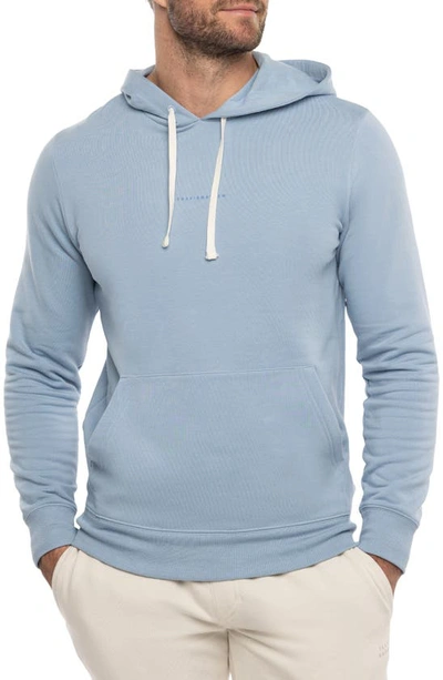 Shop Travismathew Coastal Cloud Hoodie In Ash Blue