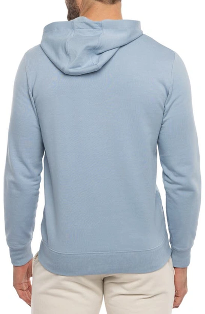 Shop Travismathew Coastal Cloud Hoodie In Ash Blue