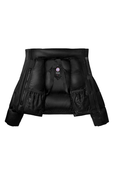 Canada Goose Cypress Cropped Puffer Jacket In Black - Noir