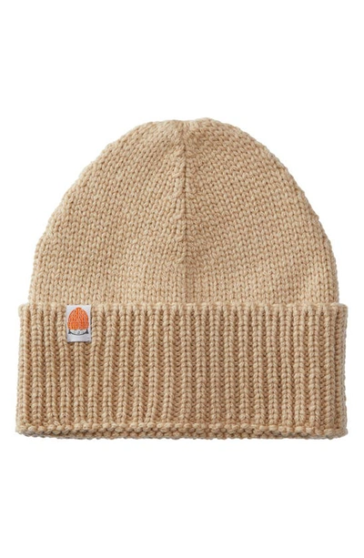 Shop Sht That I Knit The Jamie Merino Wool Beanie In Camel