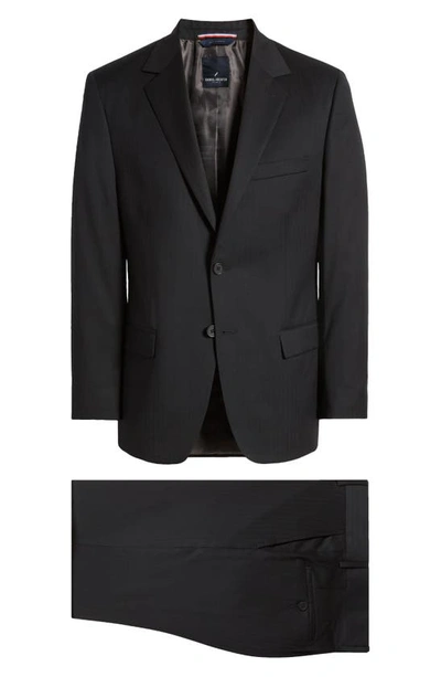 Shop Daniel Hechter Norris Solid Wool Suit In Black