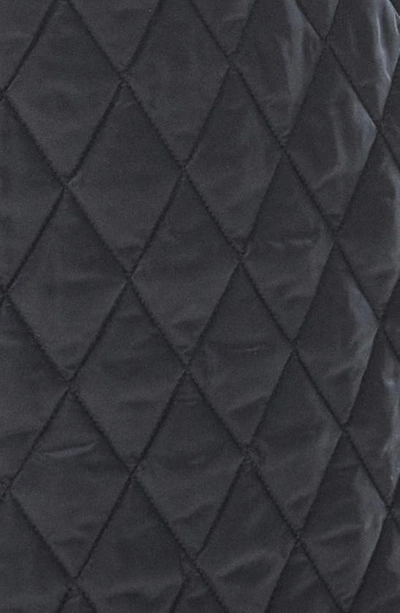 Barbour Annandale Water Resistant Quilted Utility Jacket In Black