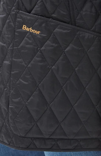 Barbour Annandale Water Resistant Quilted Utility Jacket In Black