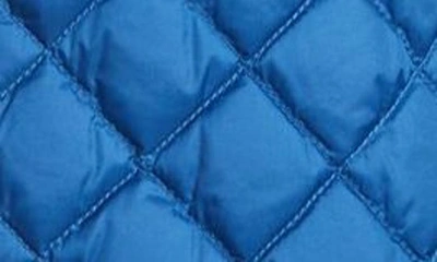 Shop Max Mara Canga Quilted Down Jacket In Cornflower Blue