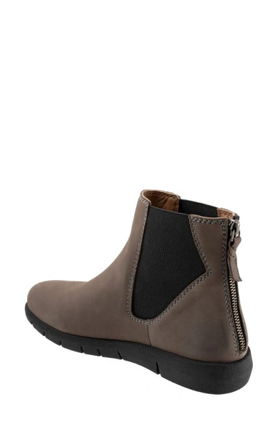 Shop Softwalk Albany Chelsea Boot In Grey