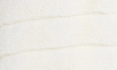 Gallery Hooded Faux Fur Jacket In Cream