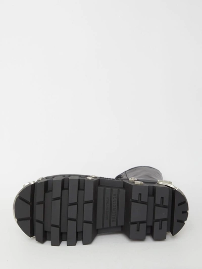 Shop Balenciaga Bulldozer Lace-up Boots In Black