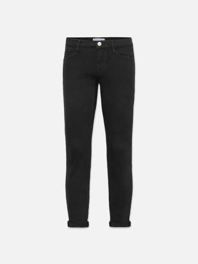 Shop Frame Le Garcon Jeans In Black