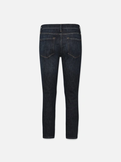 Shop Frame Le Garcon Crop Jeans In Blue