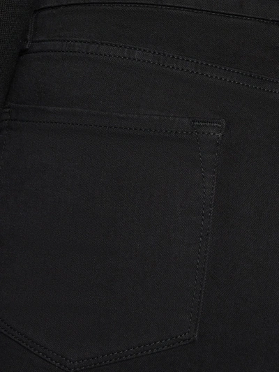 Shop Frame Le Mini Bootcut Jeans In Black