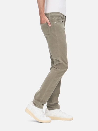 Frame L'homme Slim Brushed Twill Jeans In Gray