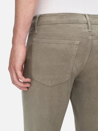 Frame L'homme Slim Brushed Twill Jeans In Gray