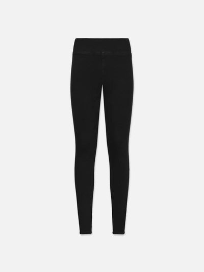 Shop Frame The Jetset Skinny Crop Jeans In Black