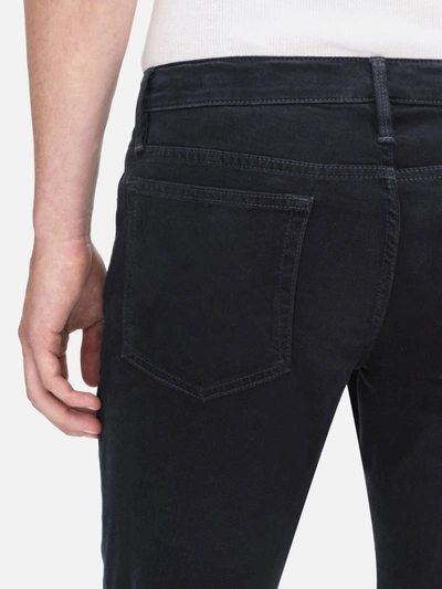 Frame Mid-rise Slim-fit Denim Trousers In Blue