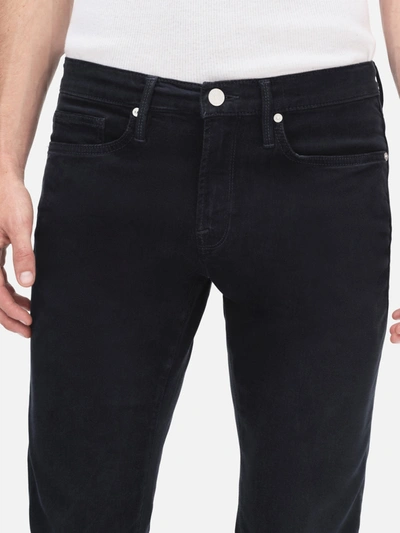 Frame Mid-rise Slim-fit Denim Trousers In Blue