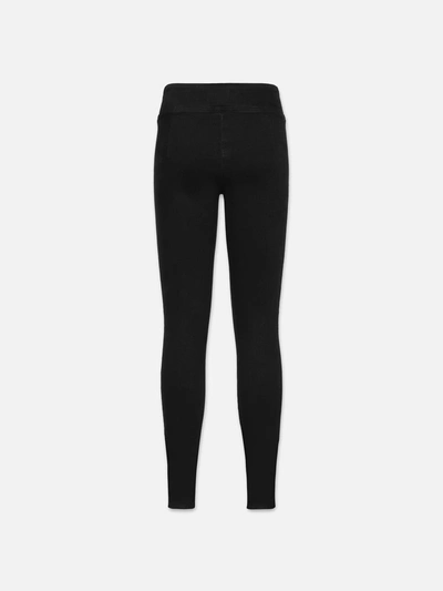 Shop Frame The Jetset Skinny Crop Jeans In Black