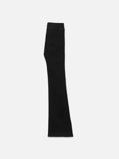 Frame Jetset Flare High-rise Flared Jeans In Black