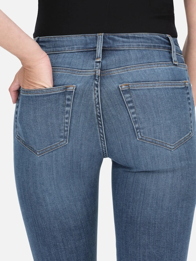 Shop Frame Le Crop Mini Bootcut Jeans In Blue