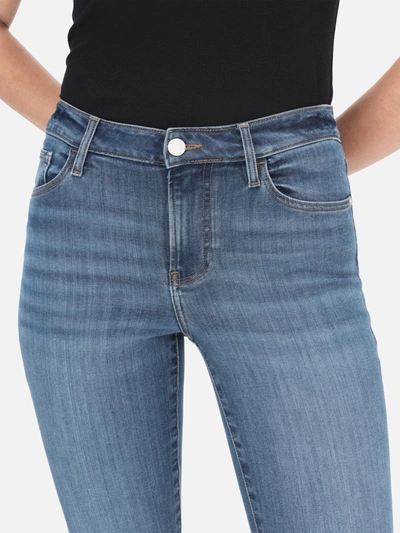 Shop Frame Le Crop Mini Bootcut Jeans In Blue