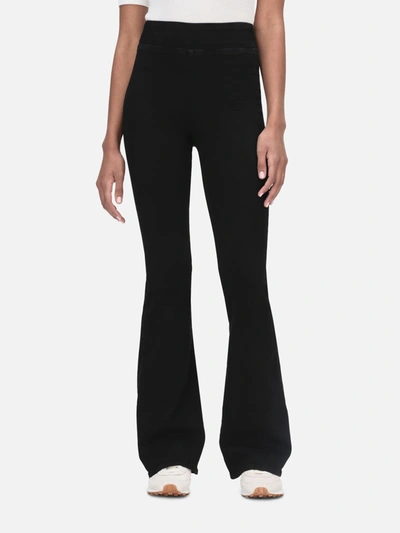 Frame Jetset Flare High-rise Flared Jeans In Black