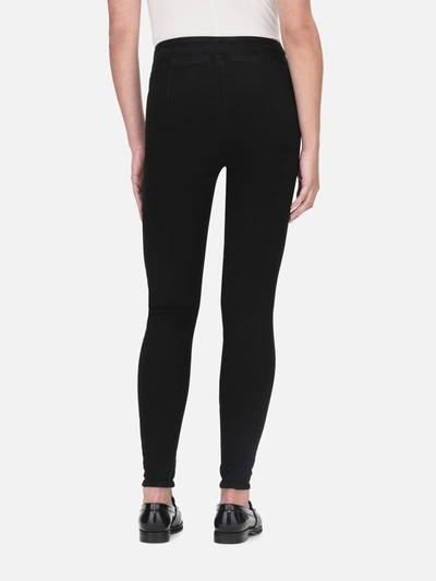 Shop Frame The Jetset Skinny Crop Jeans In Black