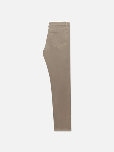 Shop Frame L'homme Slim Twill Jeans In Brown