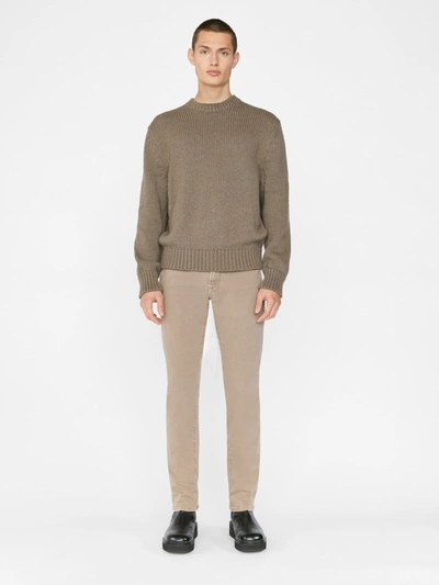 Frame Mid-rise Slim-fit Jeans In Brown