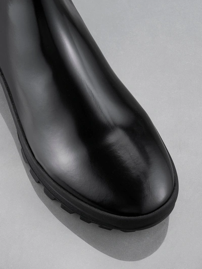 Frame Men's Lug Sole Boots In Black