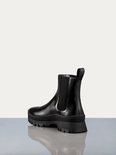 Shop Frame Men's Lug Sole Boots In Black