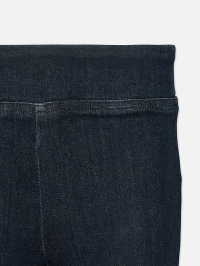 Frame Jetset Crop Hoch Sitzende Bootcut-jeans In Blue