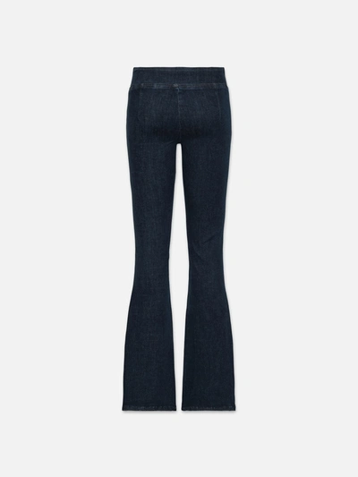 Shop Frame The Jetset Flare Jeans In Blue