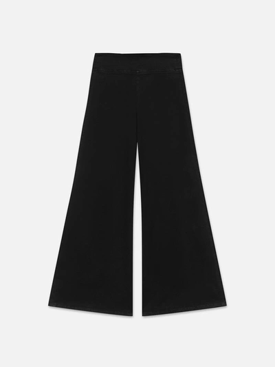 Frame The Jetset Wide Leg Jeans In Black
