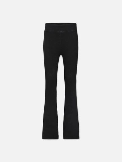 Shop Frame The Jetset Crop Mini Bootcut Jeans In Black
