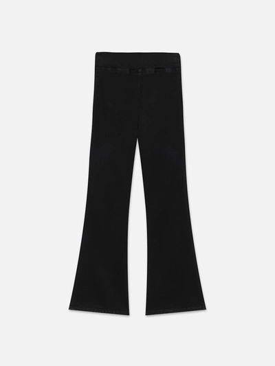 Frame The Jetset Crop Mini Bootcut Jeans In Black
