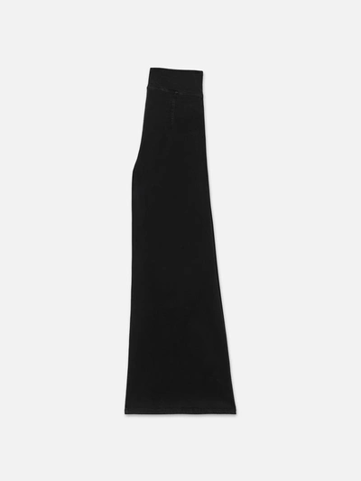 Frame The Jetset Wide Leg Jeans In Black