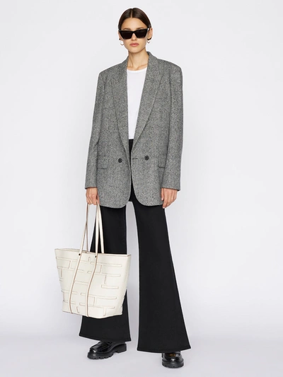 Frame The Jetset Wide Leg Jeans In Black