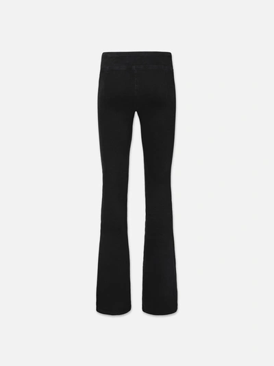 Frame The Jetset Crop Mini Bootcut Jeans In Black