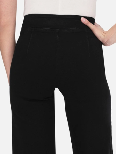 Frame The Jetset Wide Leg Jeans In Black