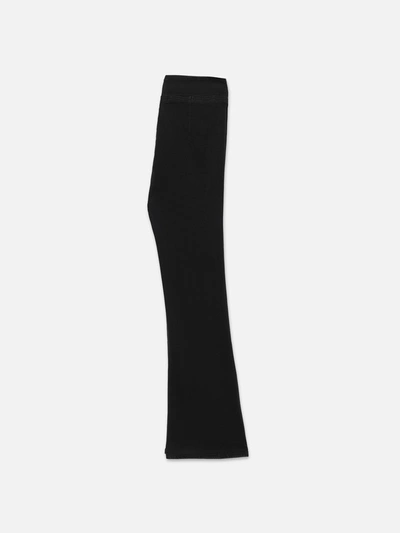 Frame The Jetset Crop Mini Bootcut Jeans In Black