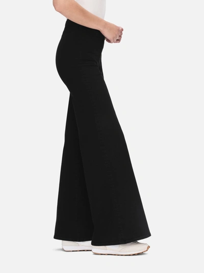 Frame The Jetset Wide Leg Jeans In Black