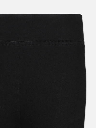 Frame The Jetset Crop Mini Bootcut Jeans In Black