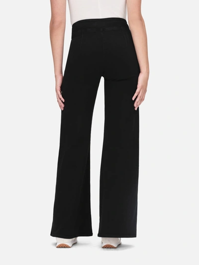 Frame The Jetset Wide Leg Jeans In Black
