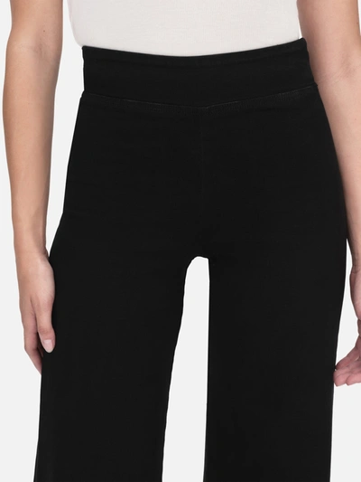 Frame The Jetset Wide Leg Jeans In Black