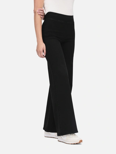 Frame The Jetset Wide Leg Jeans In Black