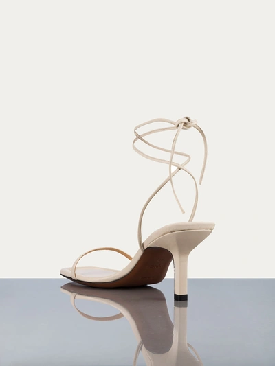 Shop Frame Le Ozzie Sandals In White