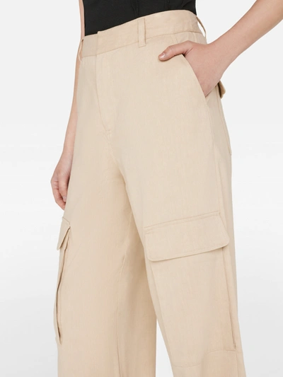 Shop Frame Cargo Pants In Brown