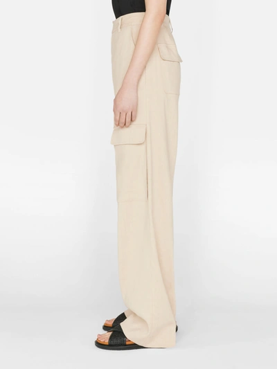 Shop Frame Cargo Pants In Brown