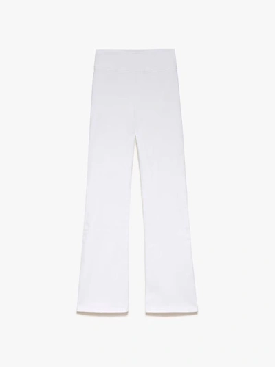Shop Frame The Jetset Crop Mini Bootcut Jeans In White