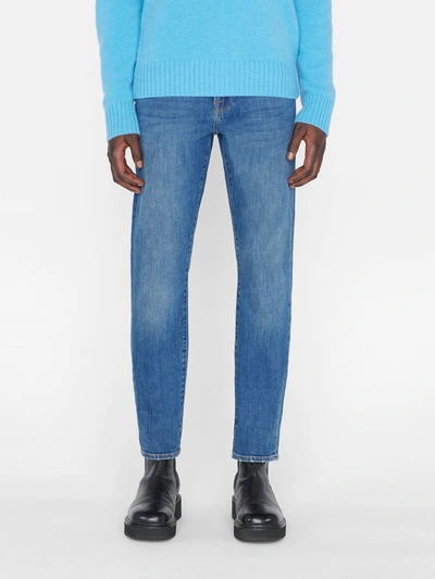 Shop Frame L'homme Slim Jeans Sun Peak Denim In Blue