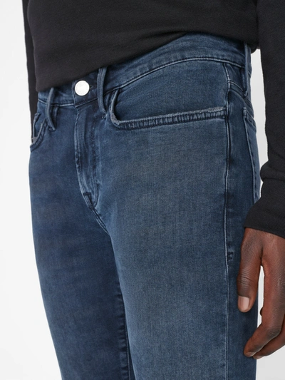 Shop Frame L'homme Skinny Jeans Okemo Denim In Blue
